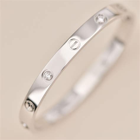 cartier love bracelet diamonds white gold|19 750 cartier crd 094835.